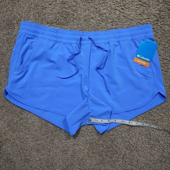 Columbia Omni-Shade Women's Bogata Bay Stretch Shorts Blue XL -Q - Picture 4 of 9